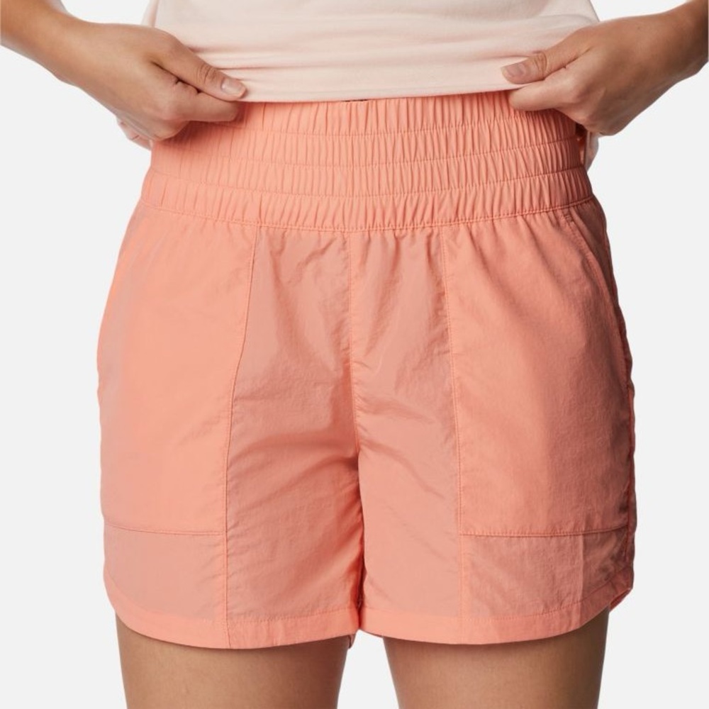 NWT • Columbia • Women's Boundless Trek™ Shorts • Summer Peach • 🍑 • Size M • - Picture 4 of 13